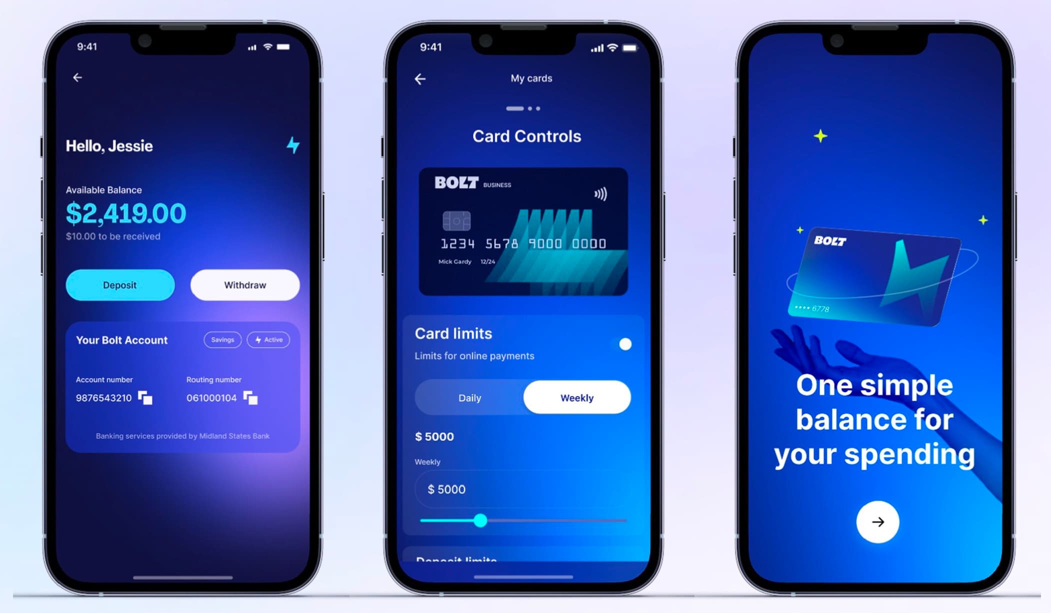 Bolt Financial: The shopper app